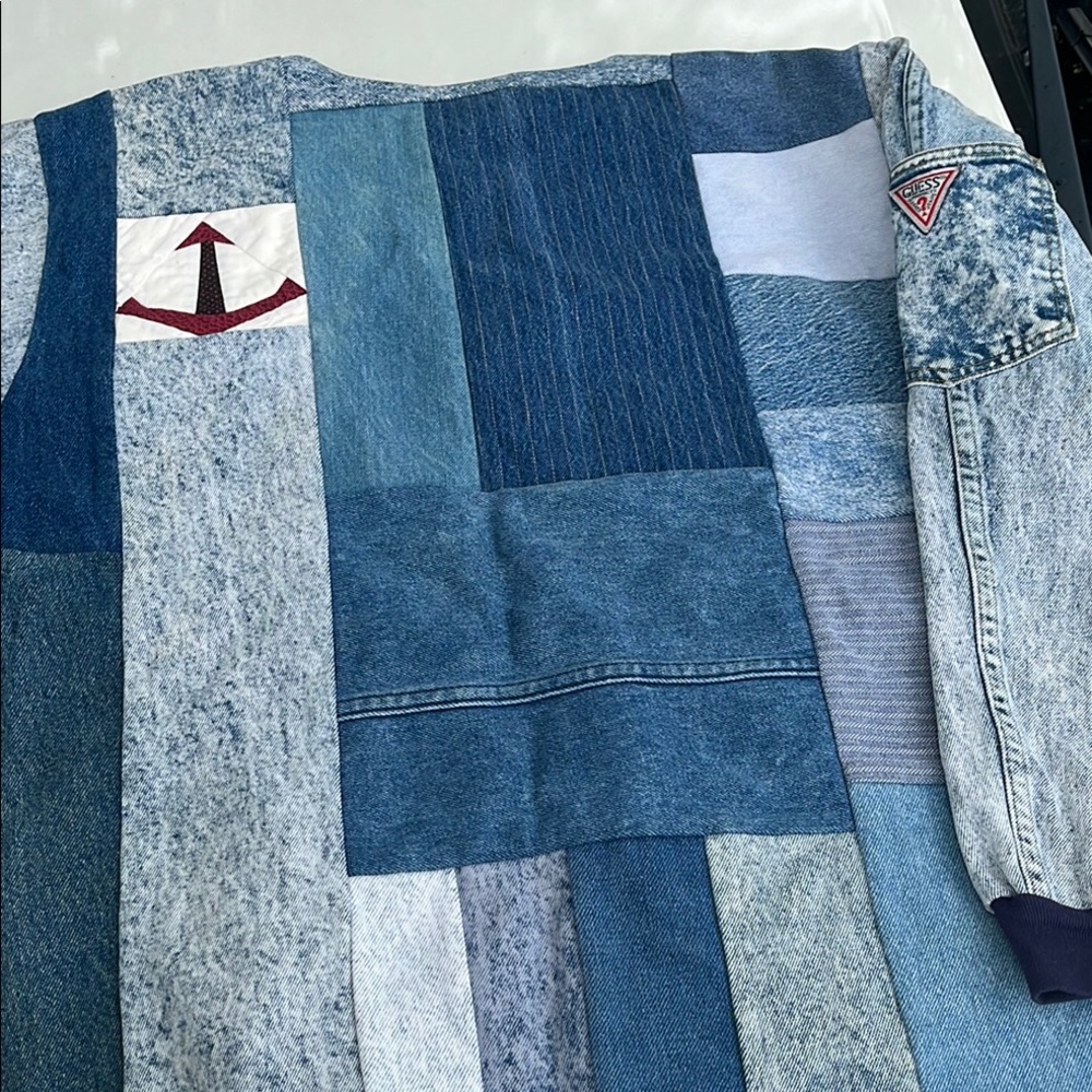 Homemade Patchwork Denim Jacket - image 8